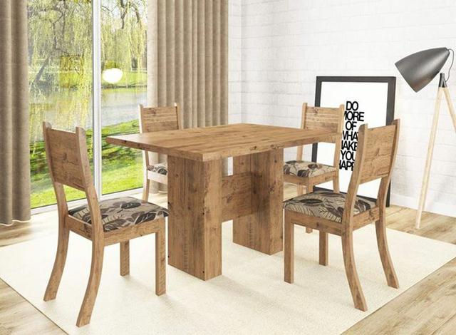Mesa de Jantar com 4 cadeiras Encantis6 - veja modelos ((AN