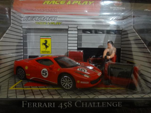 Miniatura de Ferrari Burago 458 Challenge