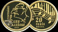Moeda Comemorativa dos 100 anos Ary Barroso OURO