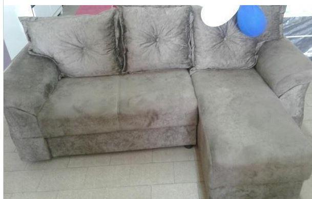 Sofa de 3 Lugares com chaise Novo