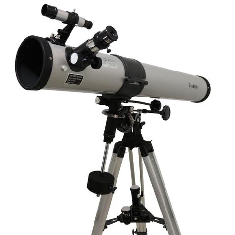 Telescópio Astronomico Equatorial 900x76mm Bm Bluetek