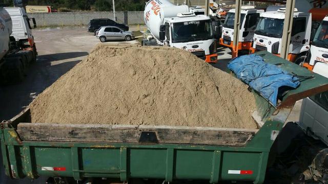 Areia para construcao