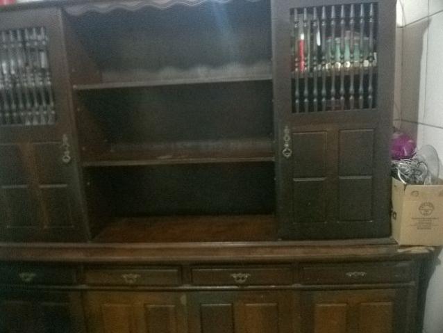 Armário antigo de cozinha