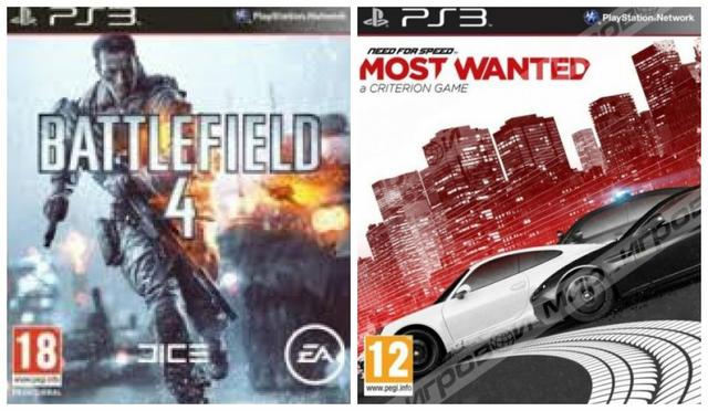 Battlefield 4 + Need For Speed Most Wanted Psn Ps3
