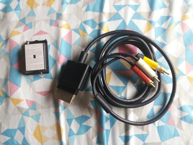 Cabo + caixinha de controle xbox 360