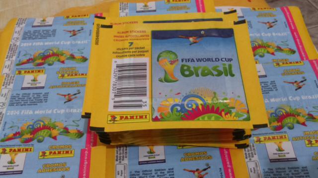 Envelopes panini copa Brasil  edição USA 7st