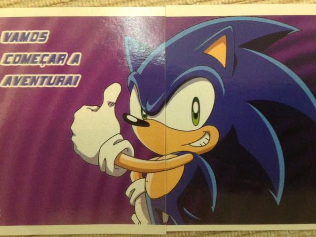 Figurinhas Sonic X - lote com 80 cromos sem repetição