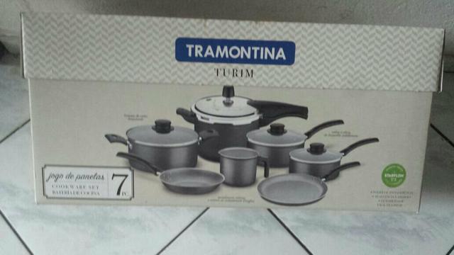 Jogo de panela Tramontina "