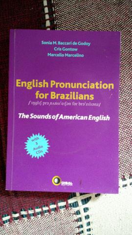 Livro English Pronunciation for Brazilians + CDs