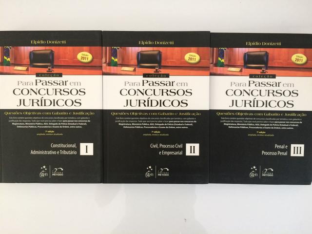 Livros Coleção Para passar em concursos jurídicos
