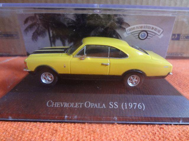 Miniatura Chevrolet Opala SS carros inesquecíveis do Brasil