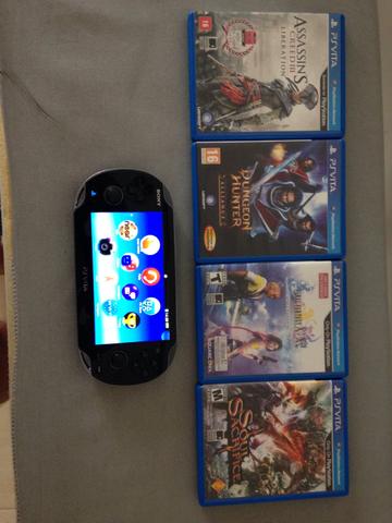 Ps Vita + 4 jogos