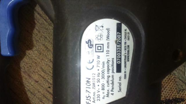Serra tico tico da Alemanha muito potente 710 w