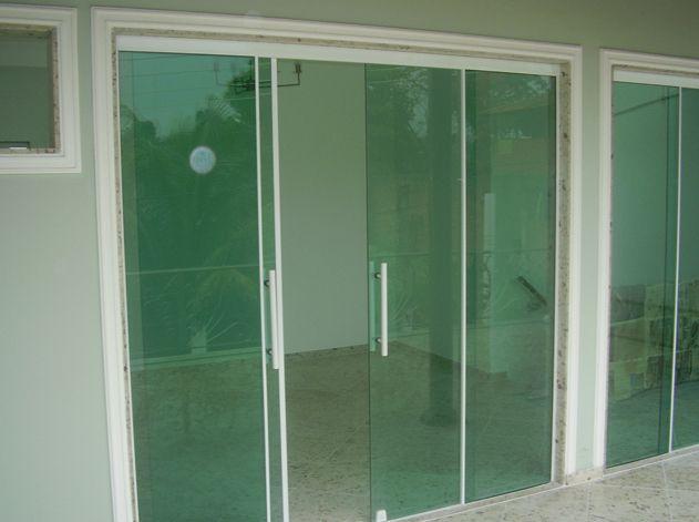 Vidro verde 8mm temperado para porta e janela