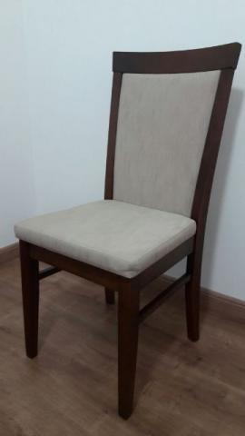 2 Cadeiras Madeira / Estofado Xantungue Impermeabilizado
