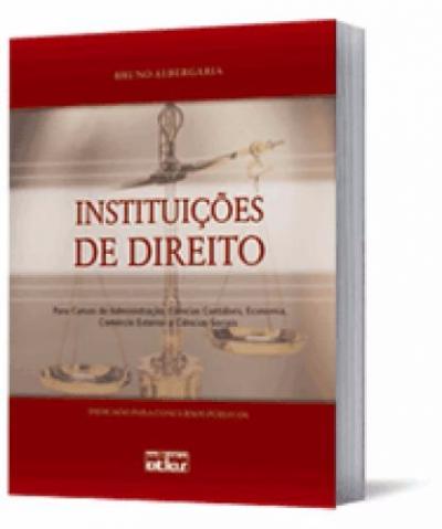 Livro Instituições De Direito - Bruno Albergaria