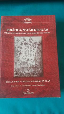 Livro política, nação e edição