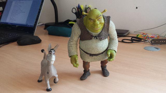 MacFarlane Shrek (17cm) e burro