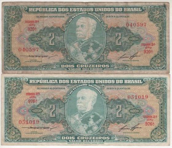 Nota de 2 Cruzeiros / Duque de Caxias