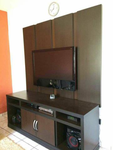 Rack painel + mesas para sala