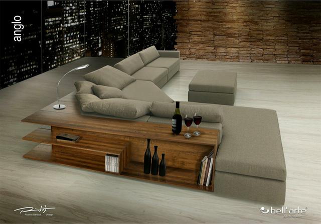 Sofá com aparador embutido (projetari sofá)