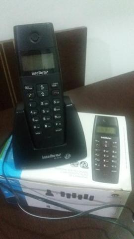 Telefone sem Fio Intelbras com Dect TS 40 ID Preto