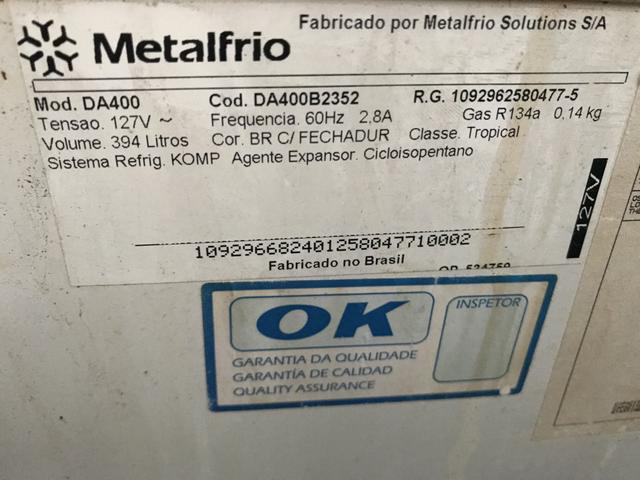 Vendo freezer metalfrio DA400
