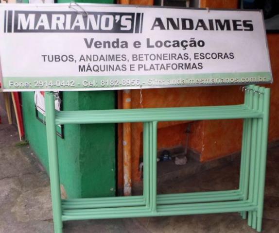 Alugam-se andaimes tubulares 1,0 e 1,5 no Ipiranga
