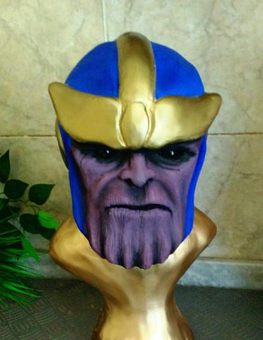 Busto Thanos, o titã louco. Vilão dos Vingadores - Tamanho