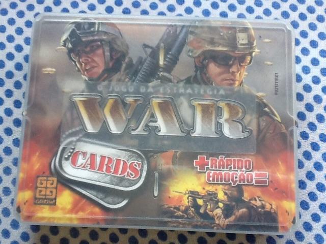 Jogo de cartas do famoso War da grow