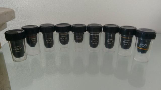 Microscópio objetivas