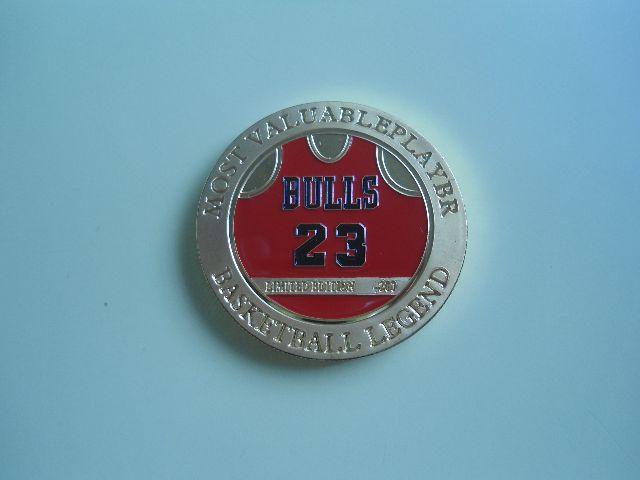 Moeda Comemorativa Bulls-michel Jordan