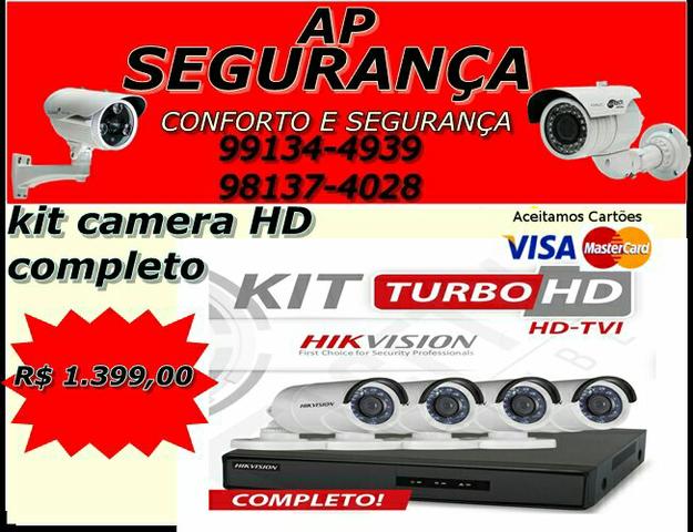Promoção kit cameras em hd