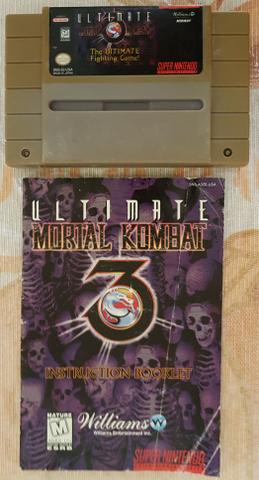 Jogo Ultimate Mortal Kombat 3 + Manual