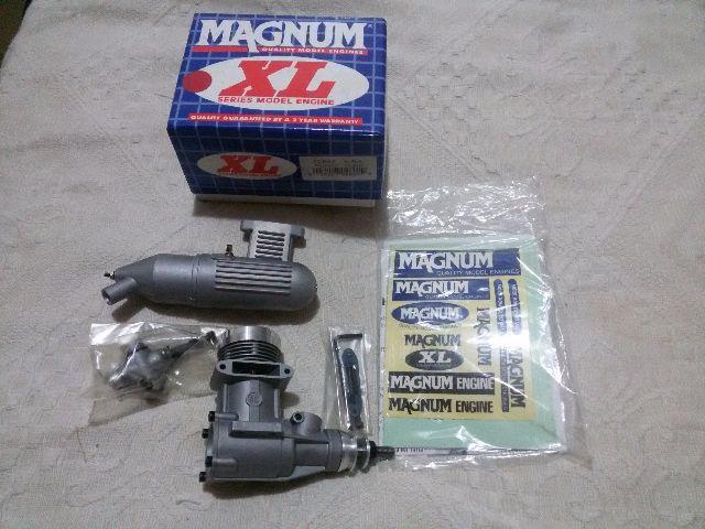 Motor Glow Magnum 46XL Novo na Caixa. Raridade