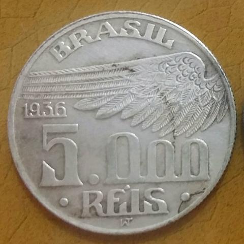 4 Moedas de Prata do Brasil República