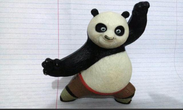 Kung fu panda boneco