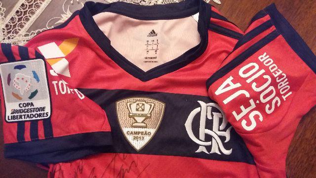 Camisa Autografada pelo Everton do Flamengo
