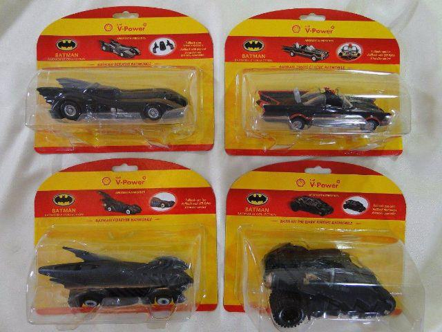 Coleção completa dos carros Batman shell