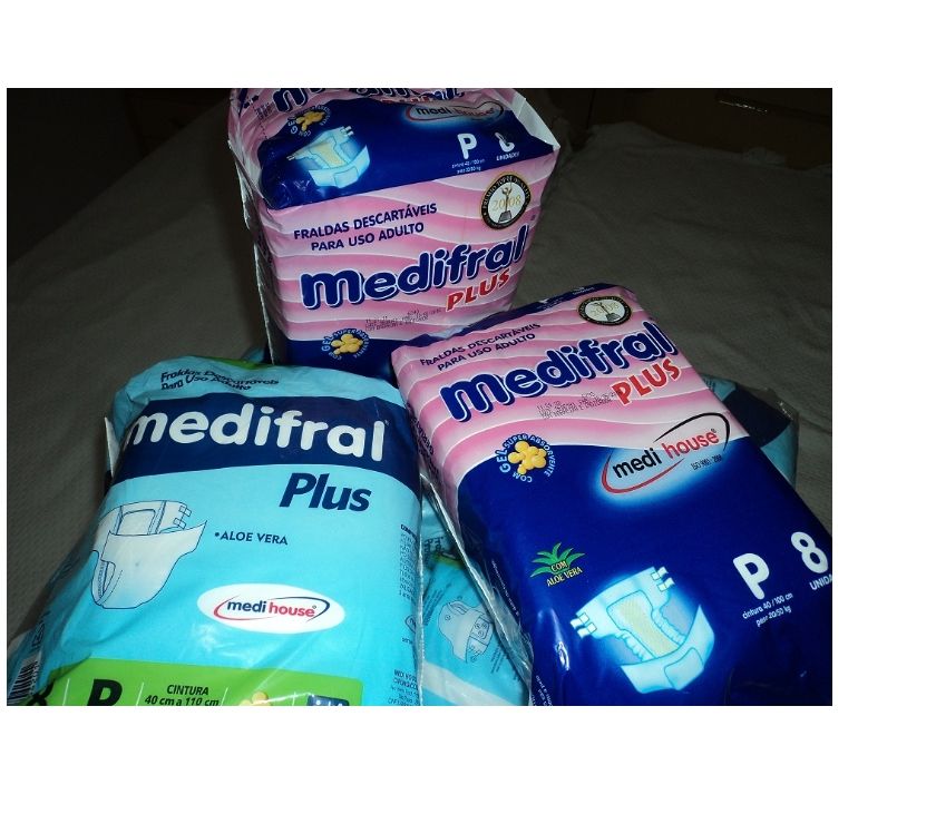Fralda Medifral Plus (Adulto P) 8 unidades por pacote