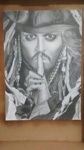 Jack Sparrow arte by Antunes Vieira