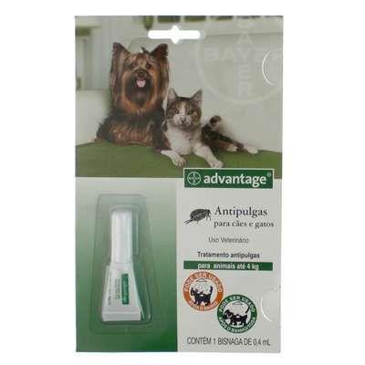 Antipulgas Advantage para Cães e Gatos até 4 kg