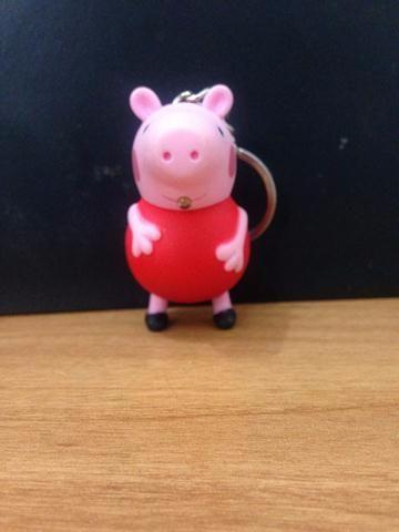 Chaveiro Peppa Pig com som e lanterna