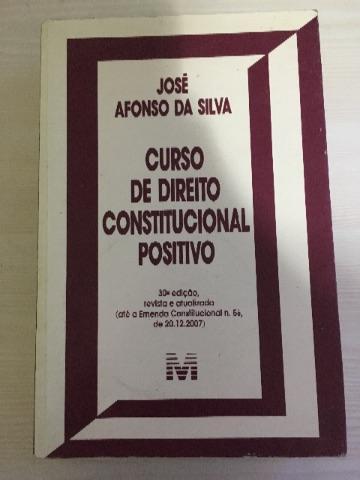 Curso Direito Constitucional Positivo-José Afonso