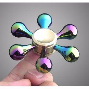 Fidget Hand Spinner Finger Toy Anti Stress Metal Cobre Top