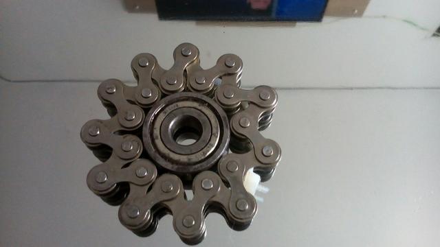Hand Spinner girador de de Mão em aço cromado