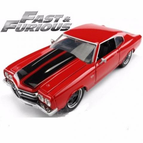 Jada 1:24 W/B Fast And Furious Chevelle SS, Dominic Red
