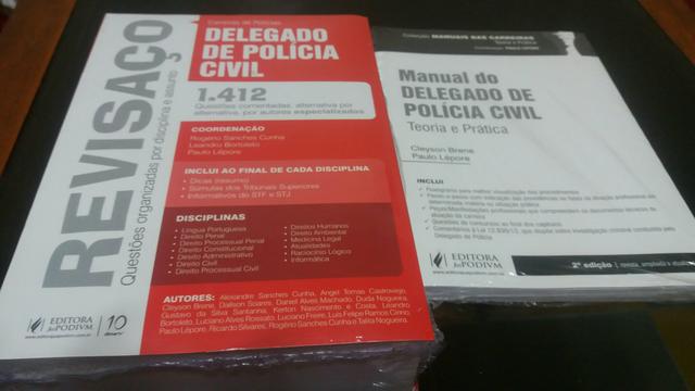 Kit Livros Revisaço e Manual Delegado de Polícia Civil Ed