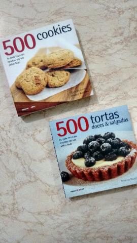 Livro - 500 receitas de cookies e tortas