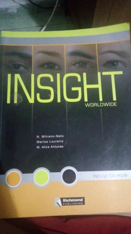 Livro de Inglês Insight worldwide com cd
